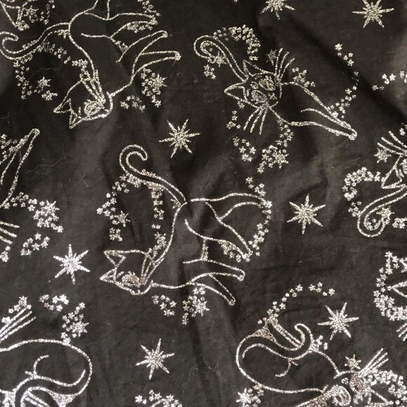 Hot Topic Sailor Moon Skirt with Suspenders Size XS Gently used Black/Silver - Picture 6 of 6